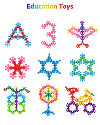 Vanmor 600 Pieces Building Blocks Kids STEM Toys Educational Building Toys Interlocking Solid Plastic Preschool Building Sets Solid Plastic Discs Sets Creativity Toys for Boys and Girls Aged 3+ from Vanmor