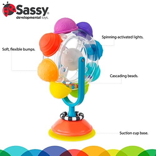 Sassy Light Up Rainbow Wheel Tray Toy, Multi from AmazonUs/HAMBD