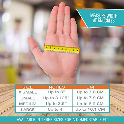 Comfy Brace Arthritis Hand Compression Gloves â Comfy Fit, Fingerless Design, Breathable & Moisture Wicking Fabric â Alleviate Rheumatoid Pains, Ease Muscle Tension (Large) from ComfyBrace