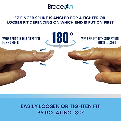 BraceOn EZ Finger Splint - Trio 3-Pack (6,7,8) by Brace On