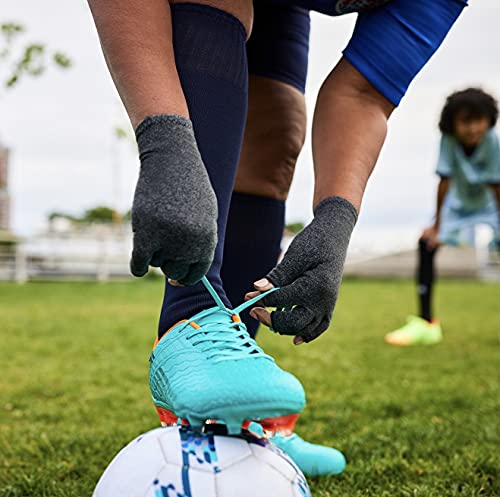 Comfy Brace Arthritis Hand Compression Gloves â Comfy Fit, Fingerless Design, Breathable & Moisture Wicking Fabric â Alleviate Rheumatoid Pains, Ease Muscle Tension (Large) from ComfyBrace