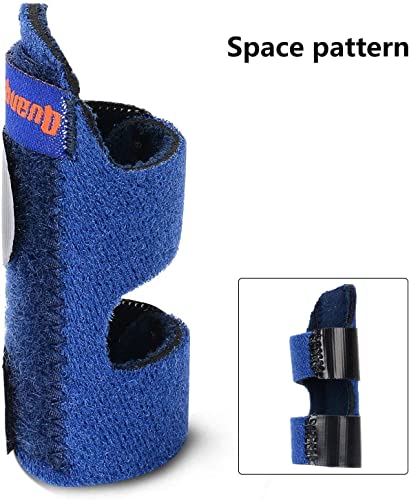 2Pcs Finger Splint for Trigger Finger, Mallet Finger, Finger Knuckle Immobilization, Finger Fractures, Wounds, Post-operative Care and Pain Relief from Quanquer
