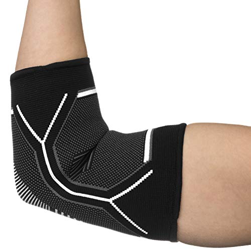 KUNTO FITNESS PRODUCTS Elbow Brace Compression Support Sleeve (Shipped From USA) for Tendonitis, Tennis Elbow, Golf Elbow Treatment - Reduce Joint Pain During Any Activity! from Kunto Fitness
