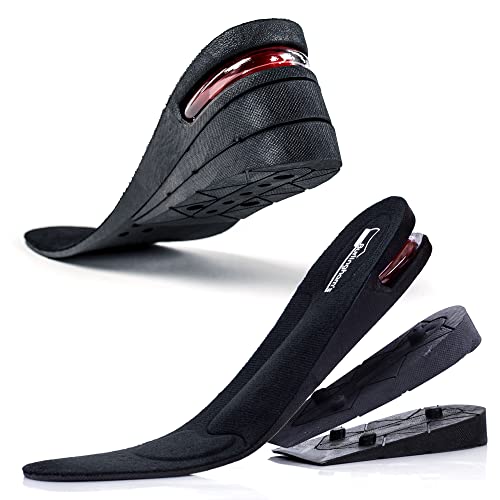Shoe Lifts for Men and Women | Elevated, Cushioned Heel Inserts and Arch Support Insoles | Lifted, Supportive Comfort | and Breathable (2.75" Height) from Burlingham