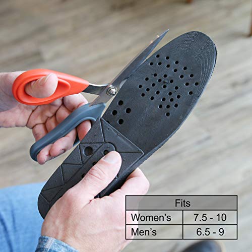 Shoe Lifts for Men and Women | Elevated, Cushioned Heel Inserts and Arch Support Insoles | Lifted, Supportive Comfort | and Breathable (2.75" Height) from Burlingham