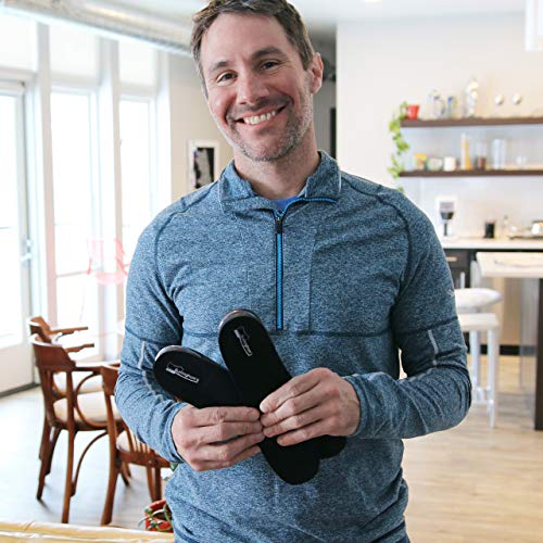 Shoe Lifts for Men and Women | Elevated, Cushioned Heel Inserts and Arch Support Insoles | Lifted, Supportive Comfort | and Breathable (2.75" Height) from Burlingham
