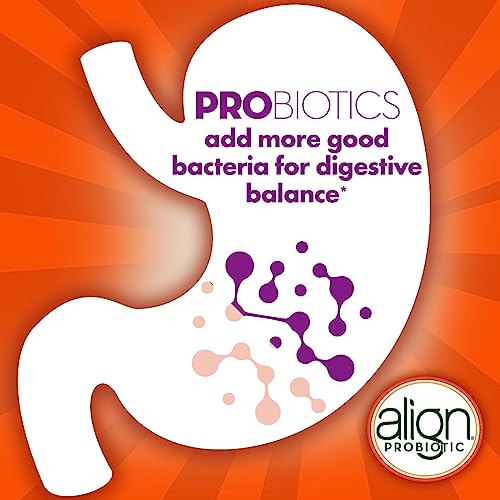 Align DualBiotic, Prebiotic + Probiotic for Men and Women, Help Nourish and Add Good Bacteria for Digestive Support, Natural Fruit Flavors, 90 Gummies by Procter & Gamble