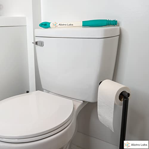 Extended Reach Comfort Kit - Includes Long Reach Toilet Wiping Tool and Long Reach Bath Brush. Designed to Help Anyone with Accessibility Issues Like The Elderly, Pregnant, and Physically Challenged from Allotro Labs