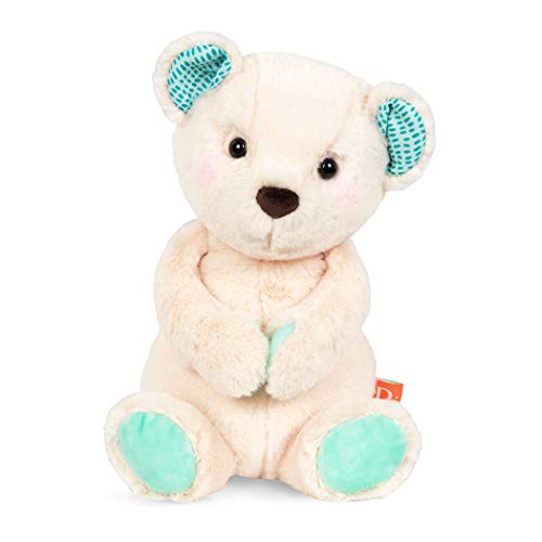 B. toys by Battat Happy Hues â Marshmallow Cuddles â Soft & Cuddly Plush Teddy Bear â Huggable Stuffed Animal Bear Toy â Washable â Newborns, Toddlers, Kids, Multi, 12 inches from Branford LTD