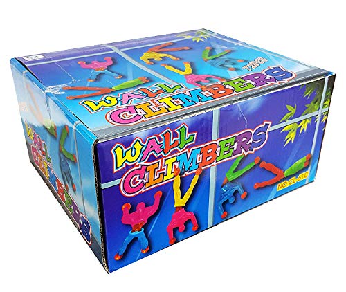 Liberty Imports 72 Pack Sticky Stretchy Wall Climbers Window Crawlers - Party Favor Tricky Novelty Toys Climbing Rolling Men for Kids by Liberty Imports