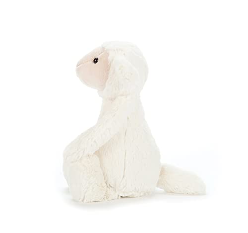 Jellycat Bashful Lamb Stuffed Animal, Medium, 12 inches by Jellycat
