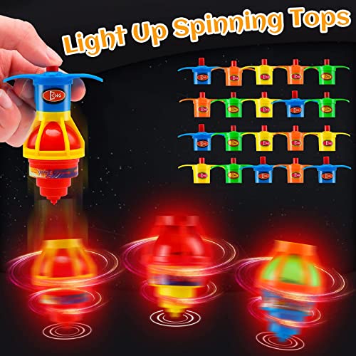 20PCS Starhig Light Up Spinning Tops for Kids, LED Light Up Flashing Spinning Topsï¼Gyroscope Novelty Bulk Toys Party Favors from Starhig