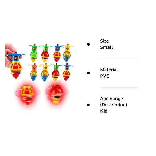 20PCS Starhig Light Up Spinning Tops for Kids, LED Light Up Flashing Spinning Topsï¼Gyroscope Novelty Bulk Toys Party Favors from Starhig