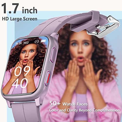 FITVII Fitness Tracker, Smart Watch with 24/7 Blood Pressure Heart Rate and Blood Oxygen Monitor, Sleep Tracker with Calorie Step Counter, IP68 Waterproof Activity Tracker for Women Men Android iOS from FITVII