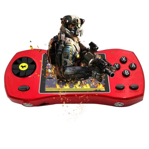 Kids Handheld Game Console with 5000 Games, 3.0" Retro Video Game Player Support Connecting TVTwo Players,Portable Electronic Game Console Gifts for Adults & Kids 8-12 90s Retro Toys(RED) by Teyida