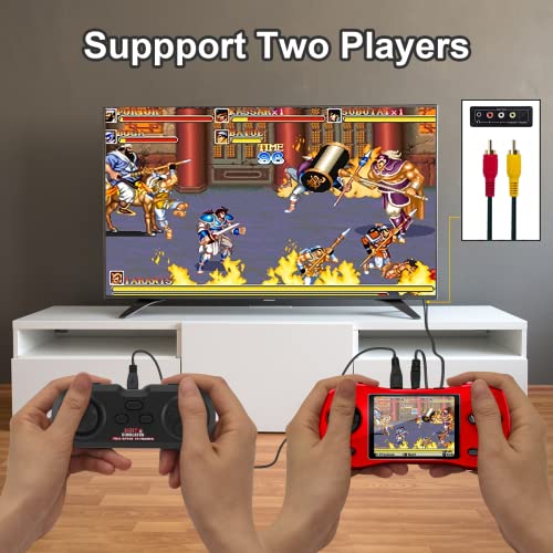 Kids Handheld Game Console with 5000 Games, 3.0" Retro Video Game Player Support Connecting TVTwo Players,Portable Electronic Game Console Gifts for Adults & Kids 8-12 90s Retro Toys(RED) by Teyida