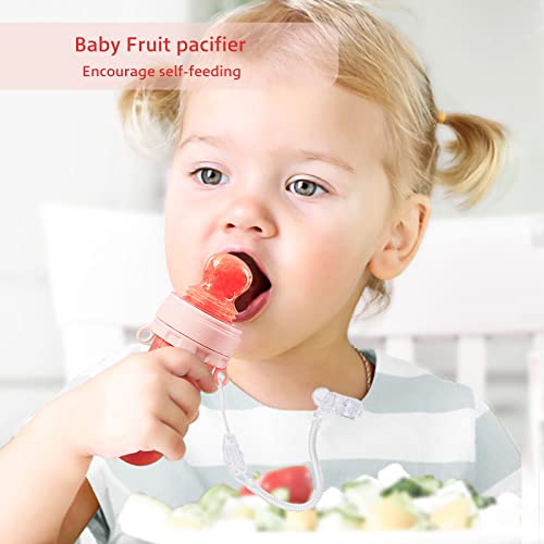 Termichy Baby Food Feeder Set, Silicone Pacifier Feeder and Squeeze Spoon Feeder for Infant Food Dispensing and Feeding by Termichy