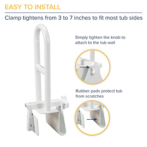 Drive Medical 12036 Handicap Grab Bar, White from Drive Medical