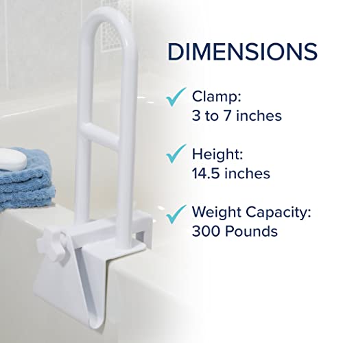 Drive Medical 12036 Handicap Grab Bar, White from Drive Medical