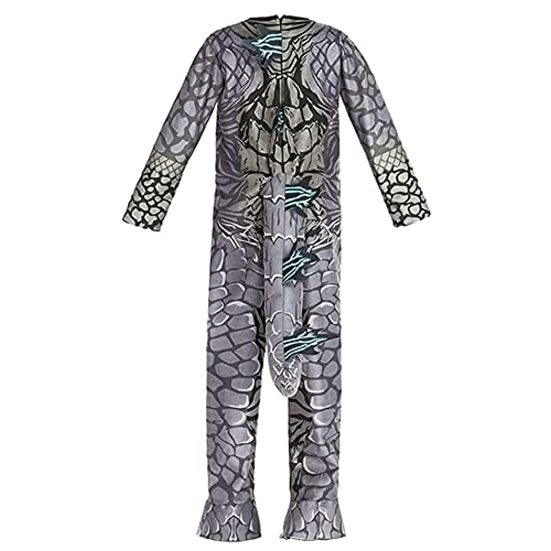 Dinosaur Costume Kids Godzil-la King of the Monsters Cosplay Jumpsuit Tail With Mask Child 3-14 Years (Medium) by 