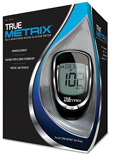OWell TrueMetrix Blood Glucose Testing Kit. Includes: Meter, 10 Test Strips, 10 Lancets, Adjustable Lancing Device, Control Solution, Owners Log Book & Manual by Trividia Health