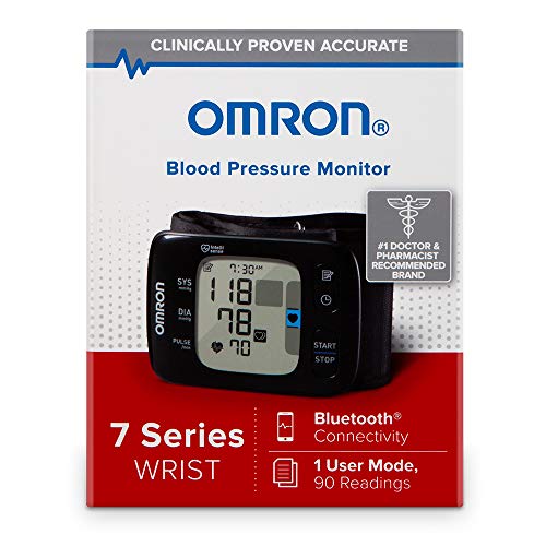 OMRON 7 Series Wireless Wrist Blood Pressure Monitor, Black from AmazonUs/OMRC7
