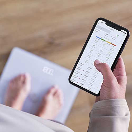QardioBase X Smart WiFi Scale and Full Body Composition 12 Fitness Indicators Analyzer. App-Enabled for iOS, Android, iPad, Apple Health. Athlete, Pregnancy and Multi-User Modes. by Qardio