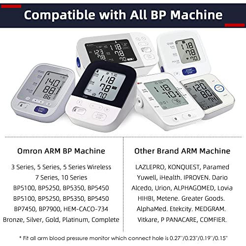 Extra Large Blood Pressure Cuff Arm, 8.6''-20.4'' Extra XL Replacement Cuff Compatible with All Omron Blood Pressure Machine (BP Machine Not Included) from funymo