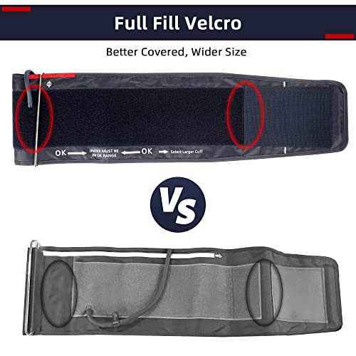 Extra Large Blood Pressure Cuff Arm, 8.6''-20.4'' Extra XL Replacement Cuff Compatible with All Omron Blood Pressure Machine (BP Machine Not Included) from funymo