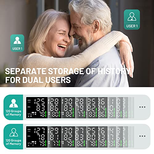 FENGHOU Wrist Blood Pressure Monitor - Automatic Wrist Digital BP Machine Cuff with Portable Carrying Case for Health Monitoring 2 * 120 Reading Memory for 2 Users, Black, Large (W1101) from FENGHOU