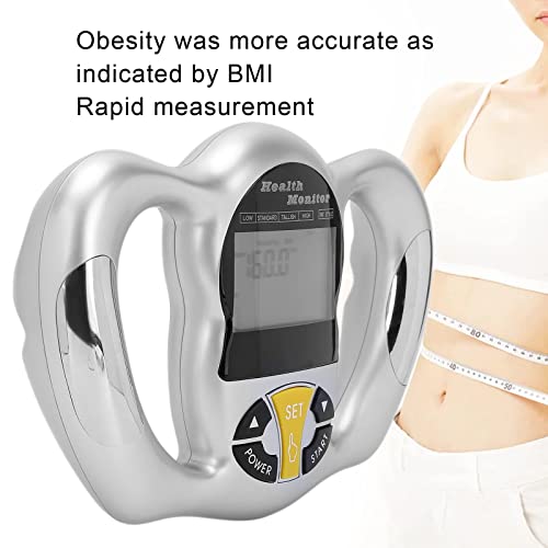 Handheld Body Fat Measuring Instrument BMI Meter, Body Fat Tester, Body Composition Smart Scale Analyzer, Tracks Heart Health, Vascular Age, BMI, Fat, Muscle & Bone Mass, Water by YUYTE