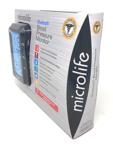 Costco Microlife Bluetooth Upper Arm Blood Pressure Monitor with Irregular Heartbeat Detection Bluetooth Connectivity and Free Microlife Health App by Microlife