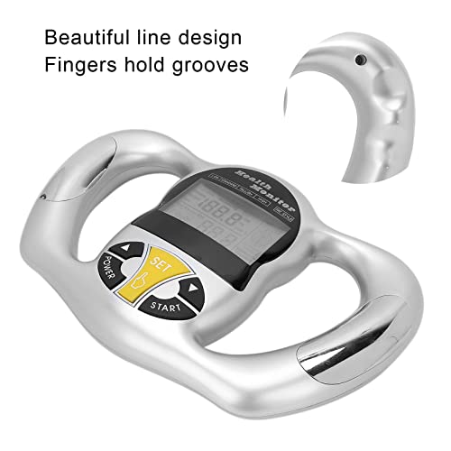 Handheld Body Fat Measuring Instrument BMI Meter, Body Fat Tester, Body Composition Smart Scale Analyzer, Tracks Heart Health, Vascular Age, BMI, Fat, Muscle & Bone Mass, Water by YUYTE