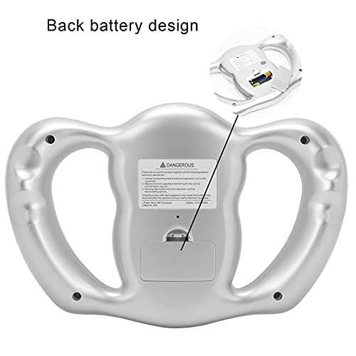 Handheld Body Fat Measuring Instrument BMI Meter, Body Fat Tester, Body Composition Smart Scale Analyzer, Tracks Heart Health, Vascular Age, BMI, Fat, Muscle & Bone Mass, Water by YUYTE