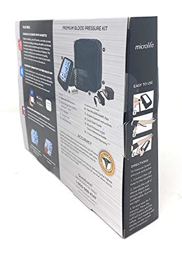 Costco Microlife Bluetooth Upper Arm Blood Pressure Monitor with Irregular Heartbeat Detection Bluetooth Connectivity and Free Microlife Health App by Microlife