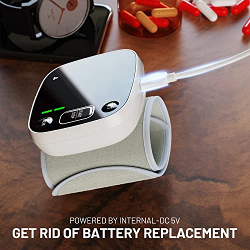 FENGHOU Wrist Blood Pressure Monitor - Automatic Wrist Digital BP Machine Cuff with Portable Carrying Case for Health Monitoring 2 * 120 Reading Memory for 2 Users, Black, Large (W1101) from FENGHOU