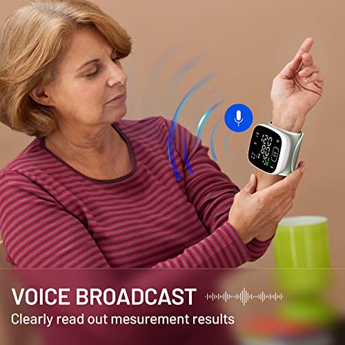 FENGHOU Wrist Blood Pressure Monitor - Automatic Wrist Digital BP Machine Cuff with Portable Carrying Case for Health Monitoring 2 * 120 Reading Memory for 2 Users, Black, Large (W1101) from FENGHOU