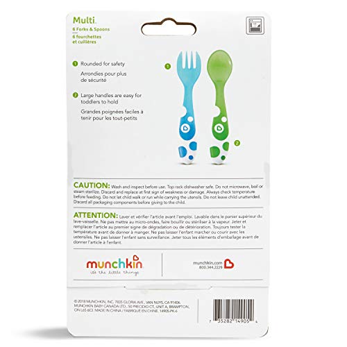 Munchkin 6 Piece Fork and Spoon Set by Munchkin