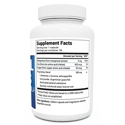 Dr. Bergâs Adrenal Stress Advanced Formula - Reduce Stress & Anxiety Relief Supplement - Mood Support, More Focus, Feel Relaxed - Cortisol Manager w/ Ashwagandha Extract - 90 Capsules by The Health & Wellness Center, Inc.