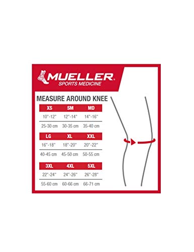 Mueller Sports Medicine Closed Patella Knee Support Sleeve, For Men and Women, Black, Large from Mueller Sports Medicine