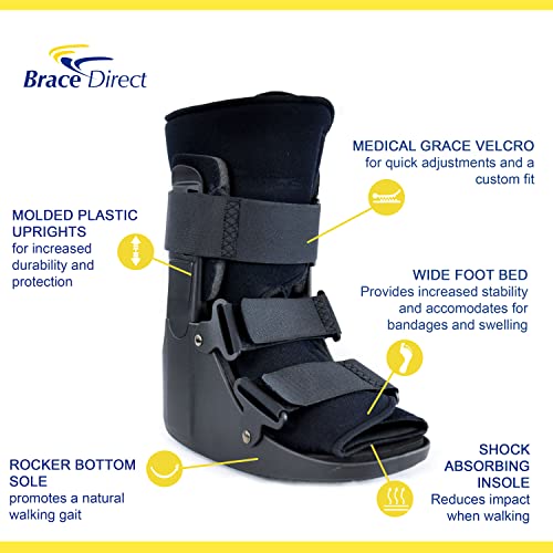 Brace Direct CAM Fracture Walker Boot Short - Medical Recovery, Protection and Healing Boot - Toe, Foot or Ankle Injuries from Brace Direct