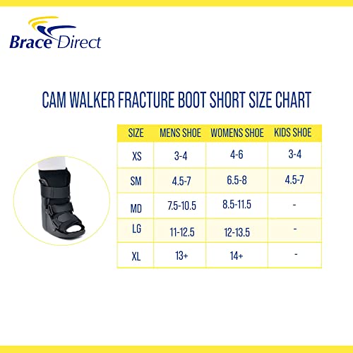Brace Direct CAM Fracture Walker Boot Short - Medical Recovery, Protection and Healing Boot - Toe, Foot or Ankle Injuries from Brace Direct