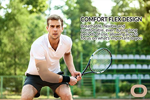Elbow Brace Compression Sleeve (1 Pair) - Instant Support Elbow Sleeves for Tendonitis, Arthritis, Bursitis, Tennis Elbow, Golfers Elbow, Treatment, Workouts, Weightlifting, Pain Relief, Recovery by Crucial Compression
