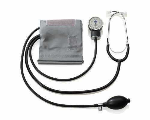 A&D Medical Professional Aneroid Sphygmomanometer with Stethoscope and Adult Cuff (UA-101) by LifeSource