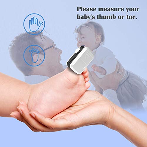 Pulse oximeter fingertip with Plethysmograph and Perfusion Index, Portable Blood Oxygen Saturation Monitor for Heart Rate and SpO2 Level, O2 Monitor Finger for Oxygen,Pulse Ox,Oximetro, (Black-White) from SHENZHEN AEON TECHNOLOGY CO.,LTD