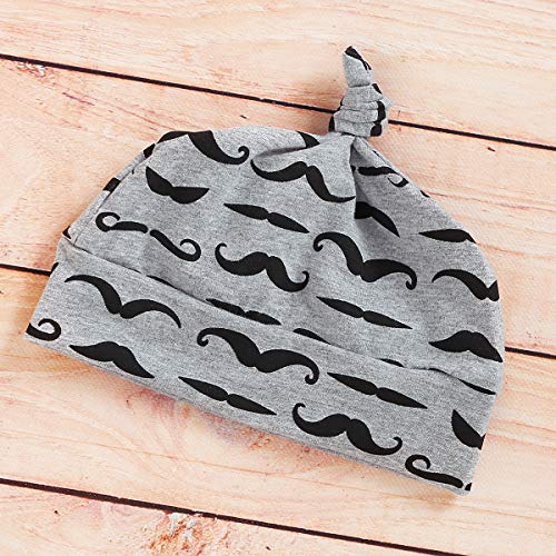 3Pcs Baby Boy Clothes Newborn Infant Bodysuit Summer Cotton Short Sleeve Romper +Pants+Hat Outfits Set (White#1, 0-6 Months) from 