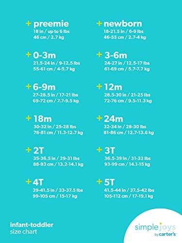 Simple Joys by Carter's Baby Neutral 2-Pack Cotton Footed Sleep and Play, Bear/Animal Print, 3-6 Months from Simple Joys by Carter's