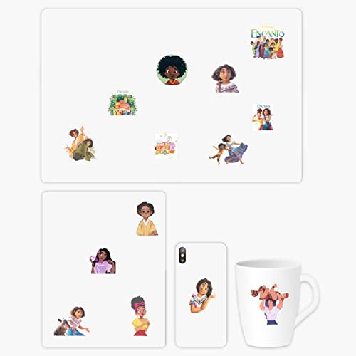 Encanto Party Supplies,74pcs Encanto Party Favors Include 12 Button Pins,12 Bracelets,50 Stickers,Encanto Birthday Party Decorations for Boy and Girls by TOYOYO