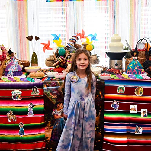 Encanto Party Supplies,74pcs Encanto Party Favors Include 12 Button Pins,12 Bracelets,50 Stickers,Encanto Birthday Party Decorations for Boy and Girls by TOYOYO