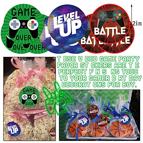 51 Pack Video Game Party Favors Set, Gaming VIP Pass Holder Ticket Candy Tubes Keychain Bracelet Gamer Party Bag for Game Themed Birthday Party Baby Shower Supplies from foci cozi